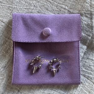 Melinda Maria Gabriella Spiked Hoops